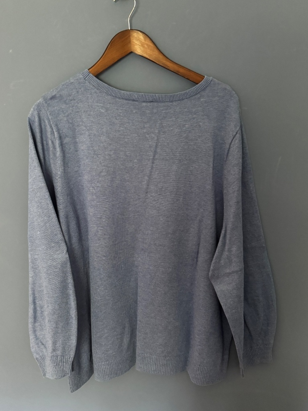 Talbots Crewneck Pullover - Frenchie dog Size 3X in EUC - Picture 3 of 7
